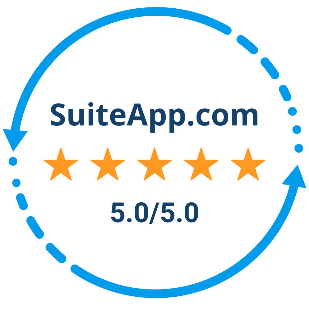 Descartes ShipRush SuiteApp.com Review 5-Star Rating Badge