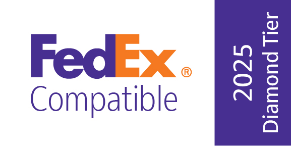 Descartes ShipRush FedEx Compatible Diamond Tier 2025 partner badge